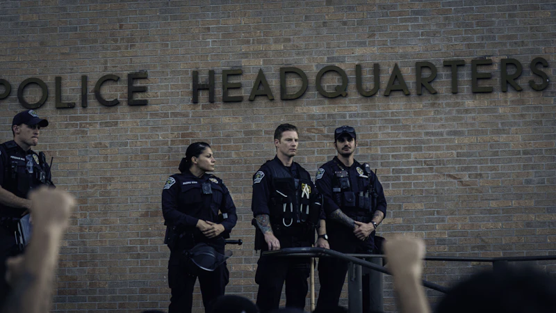 Police officer connecting with youth in the community