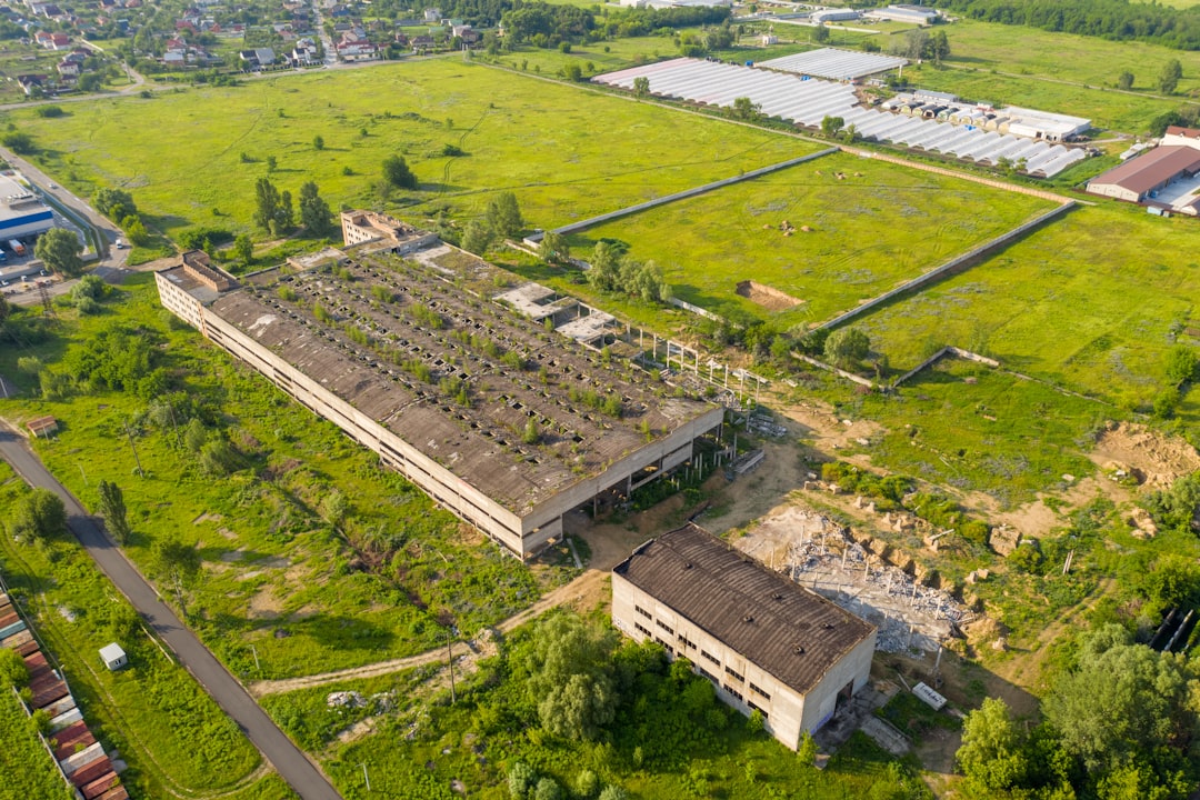 aerial view of green grass field during daytime