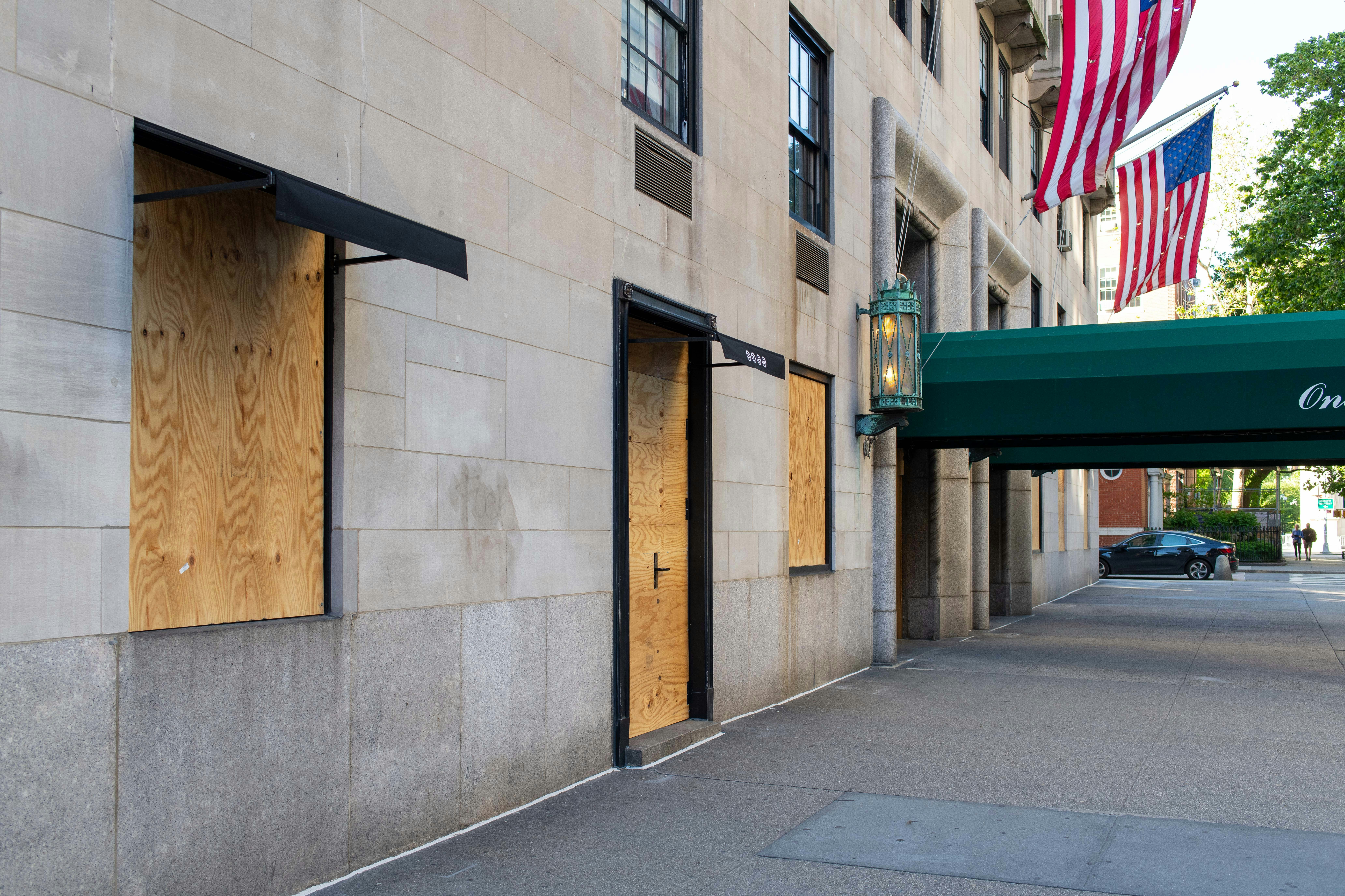 green and white concrete building