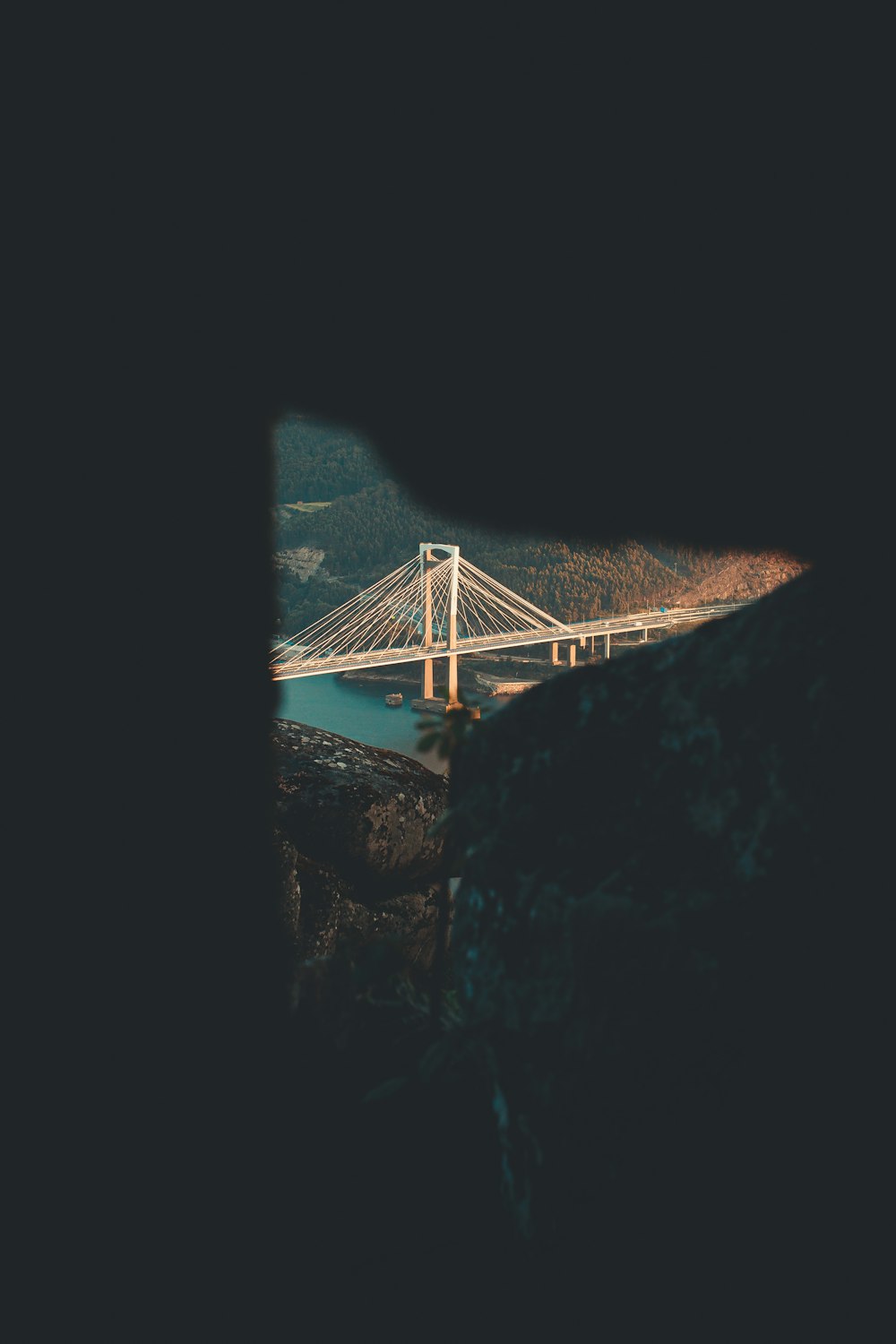 white bridge over the river