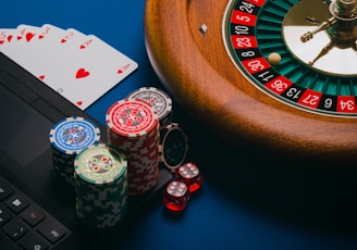 playing cards on brown wooden table