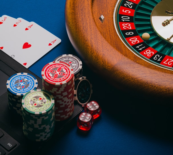 playing cards on brown wooden table