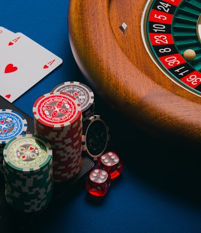 playing cards on brown wooden table