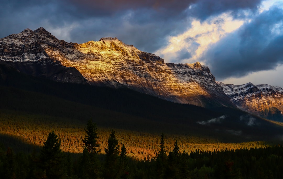 Mountain range photo spot Banff National Park Moraine Lake