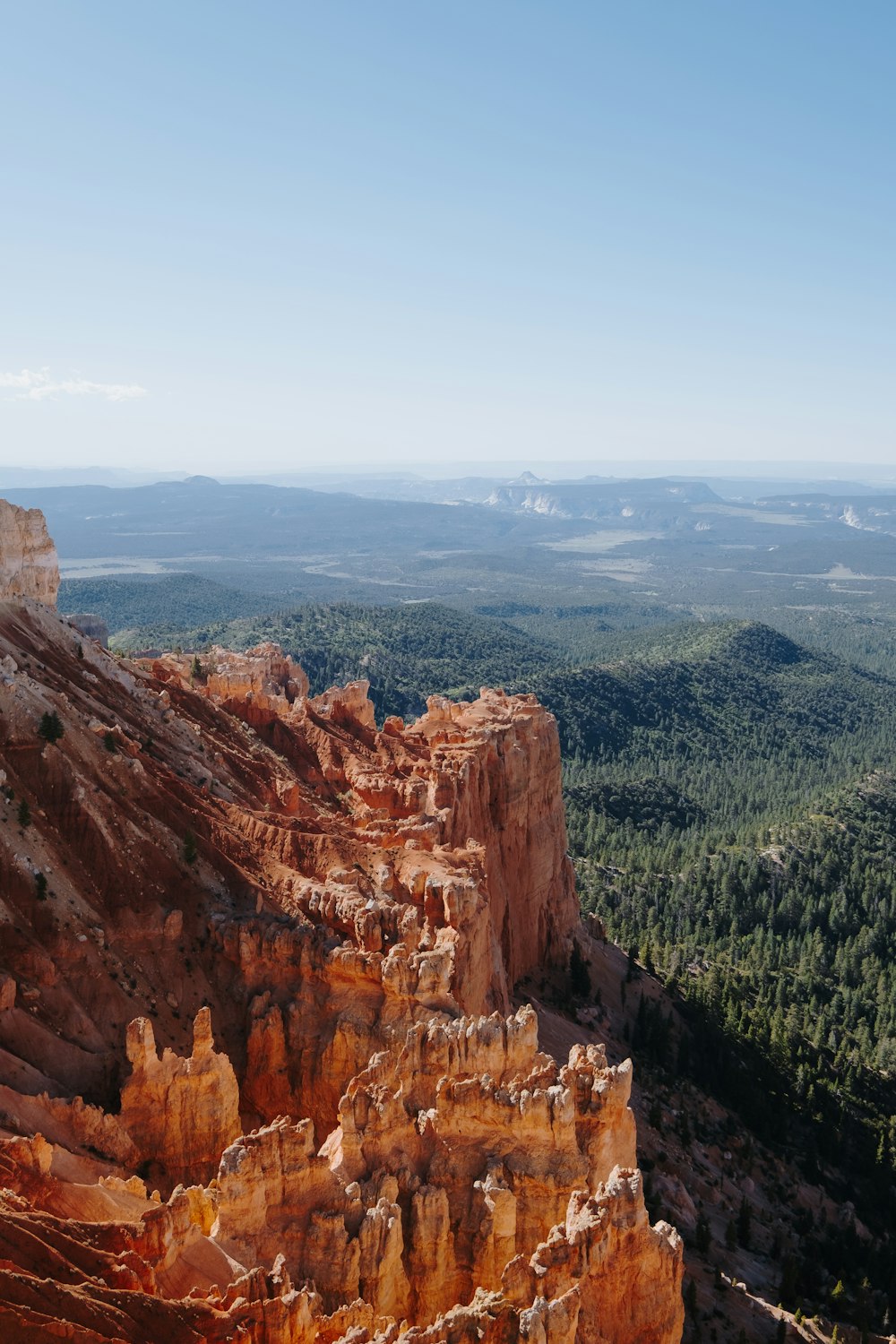 brown rock formation under blue sky during daytime