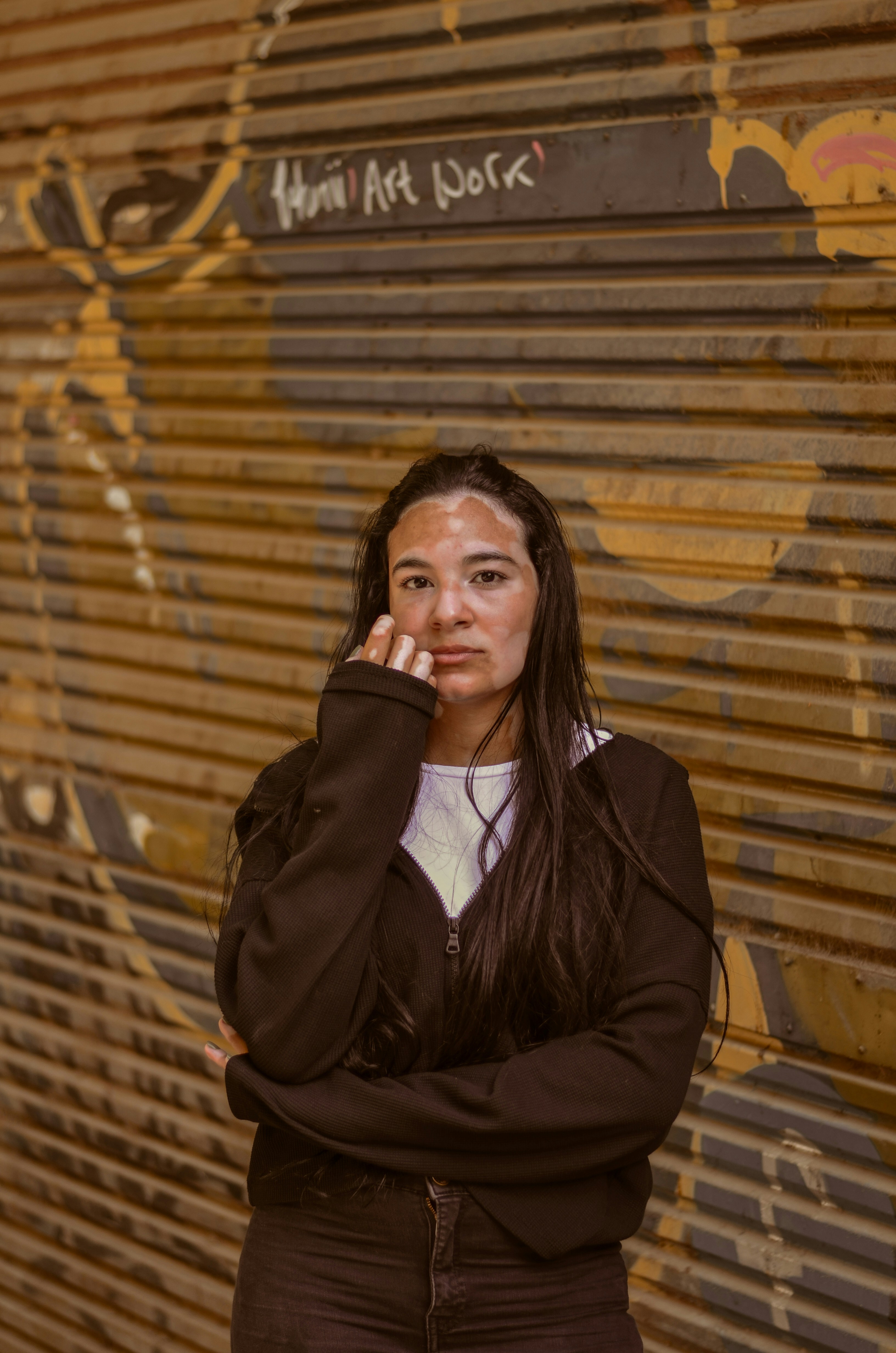 Nikon D5100 sample photo. Woman in black jacket photography