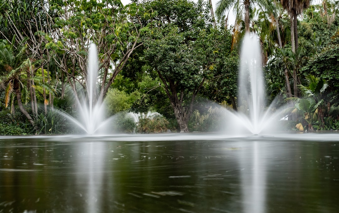 Long Exposure Water Fountain