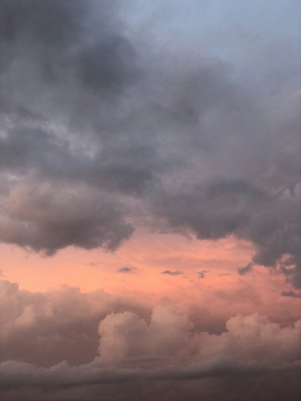 orange and gray clouds during sunset