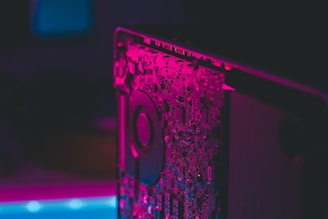 red and black card on brown wooden table
