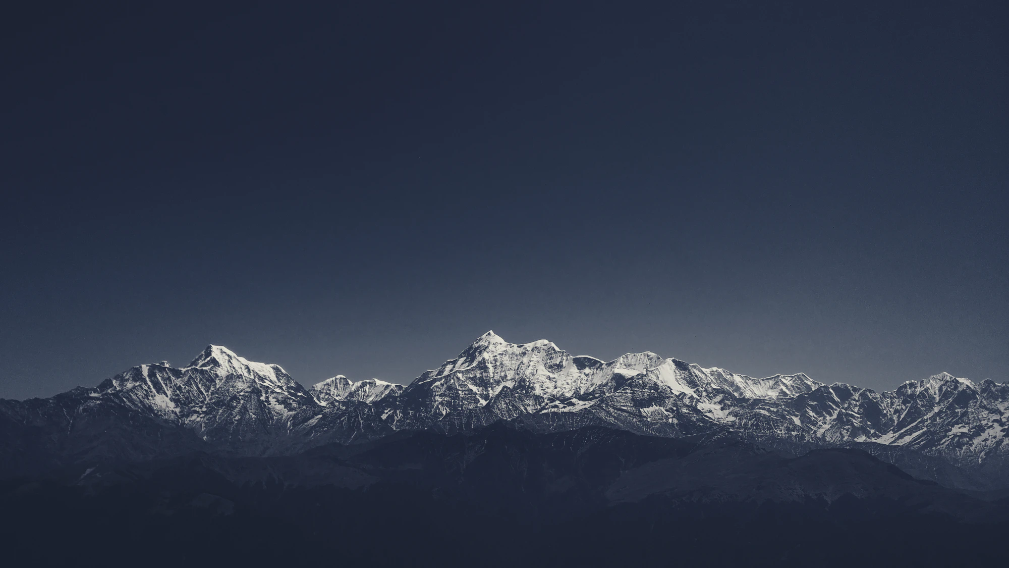 Peaceful mountains