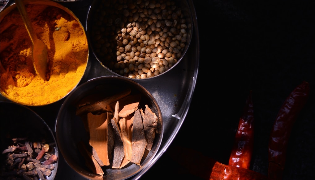 stainless steel round bowl with food