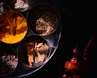 stainless steel round bowl with food