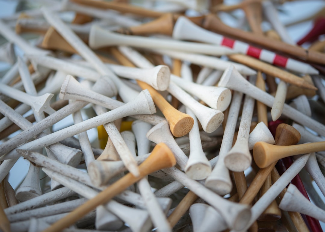 white and brown wooden sticks