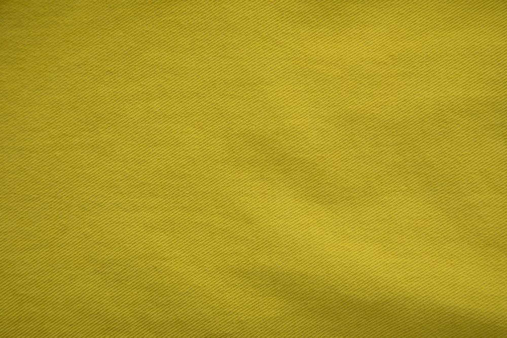 textile jaune en gros plan