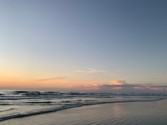 body of water during sunset in New Smyrna Beach United States