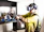 A travel marketer using VR360 headset to present immersive travel destinations.