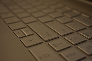 white and black computer keyboard