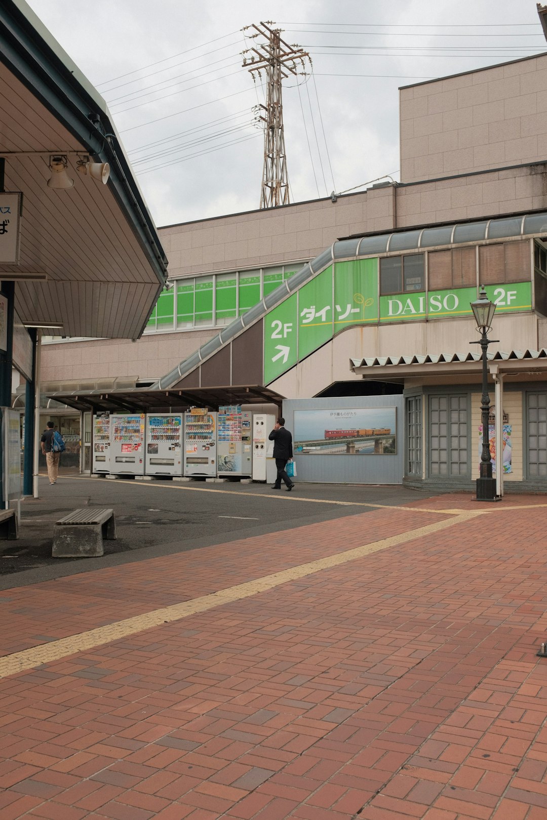 green and white store front