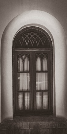 A beautiful custom hurricane window showcasing elegant design.