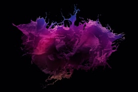 pink and white smoke illustration