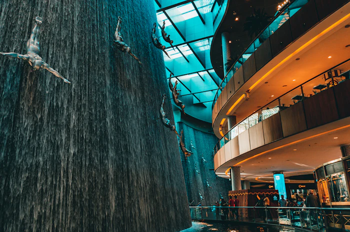 Dubai Mall and the Fountain, Dubai
