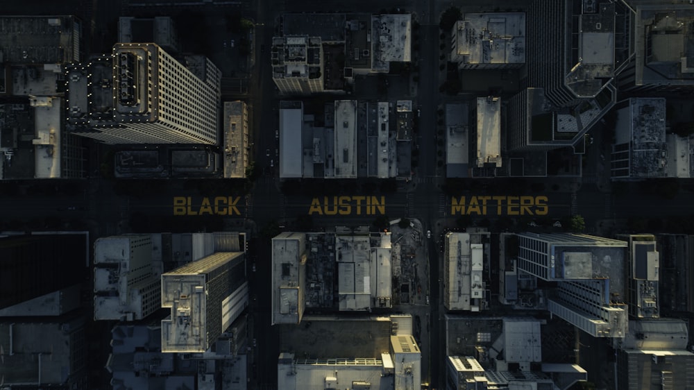 white and brown concrete buildings during night time