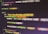 Colorful code is displayed on a computer screen. The code syntax includes syntax highlighting, featuring elements like variables, functions, and URLs. The image is slightly blurred, adding a sense of depth.