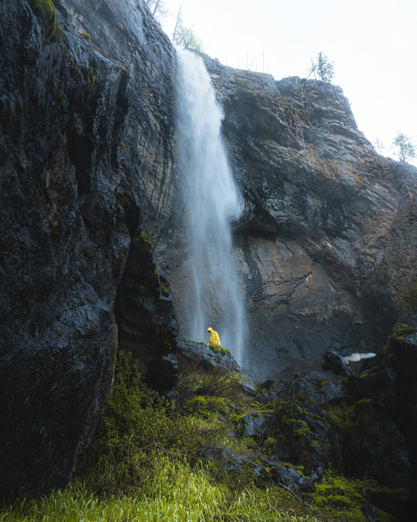 Sigma 24-70mm F2.8 DG DN Art sample photo. Waterfalls on rocky mountain photography
