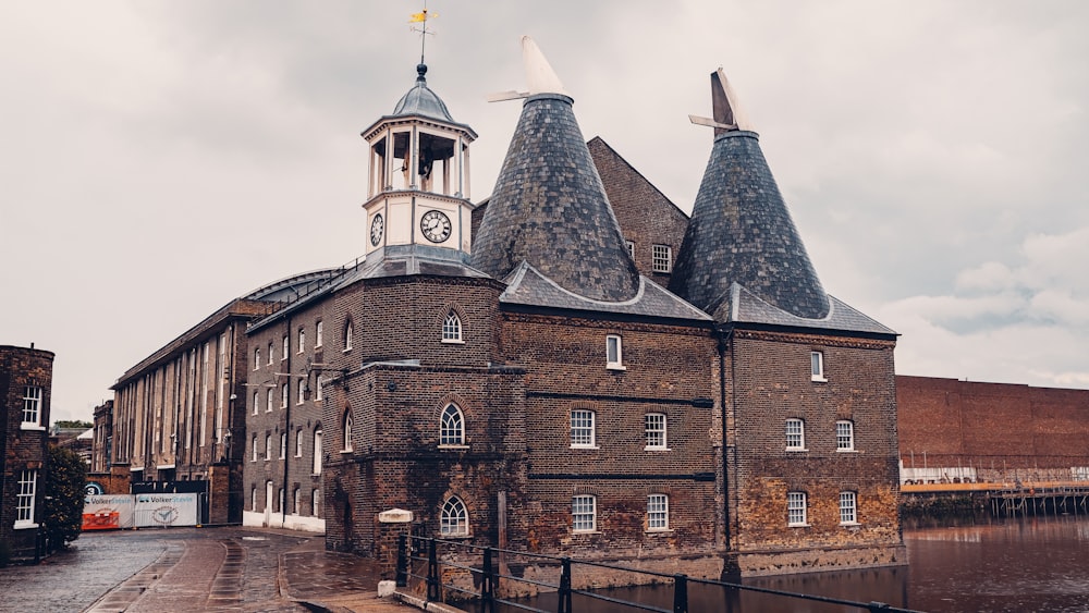 brown brick building under cloudy sky during daytime