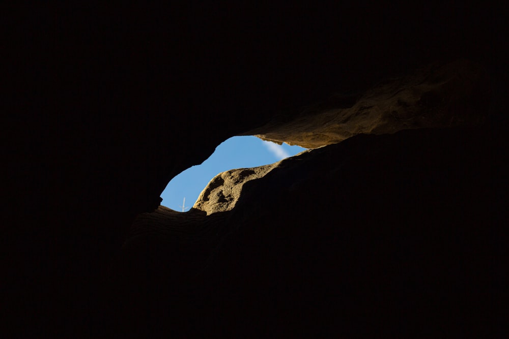 silhouette of mountain during daytime