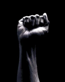 Raised fist