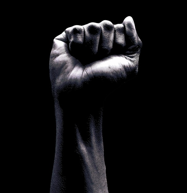 Raised fist