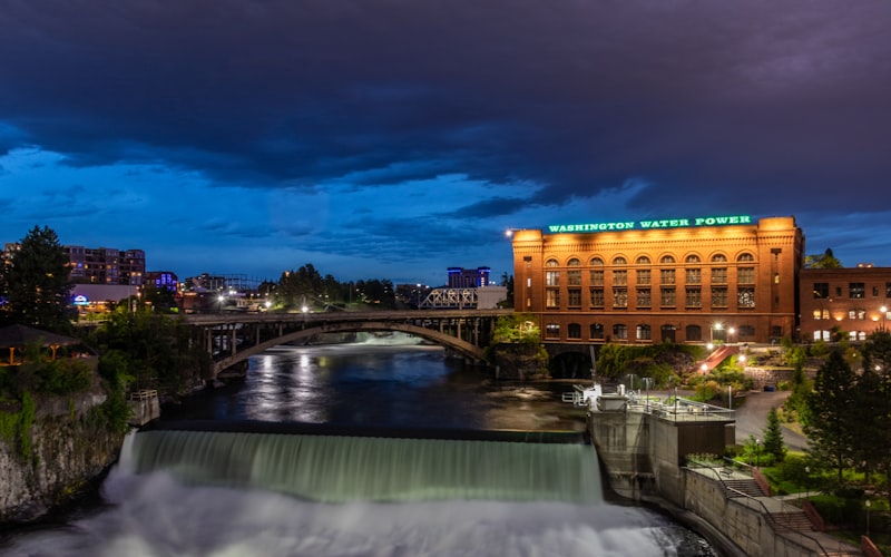 Spokane Riverfront Park and falls