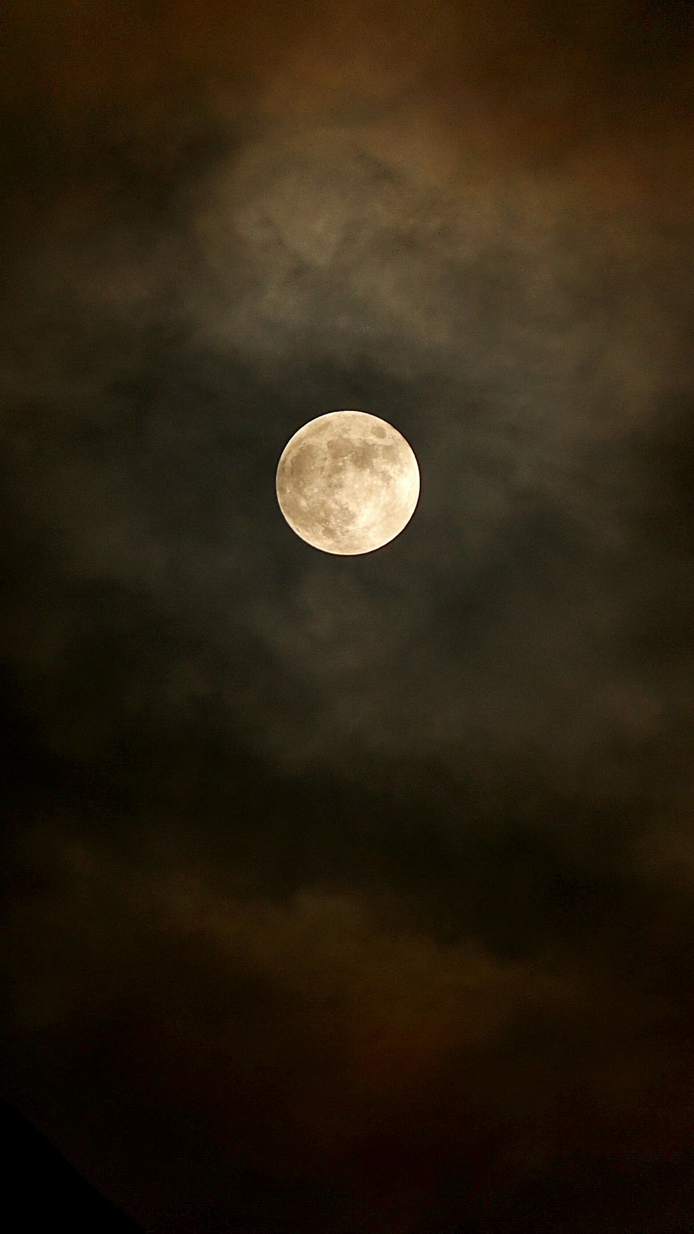 luna piena nel cielo