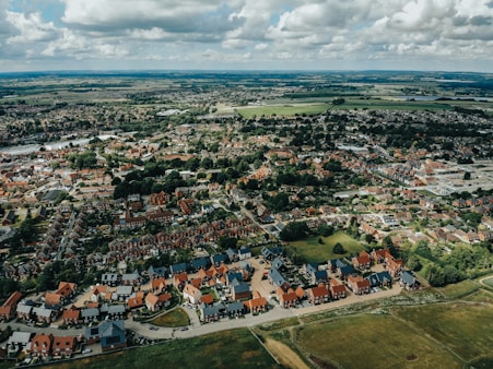 aerial view of city during daytime