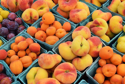 Red apples in a crate