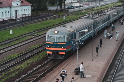 people walking on train station during daytime belarus zoom background