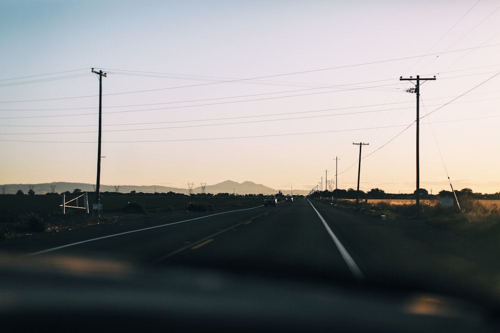 black asphalt road during daytime