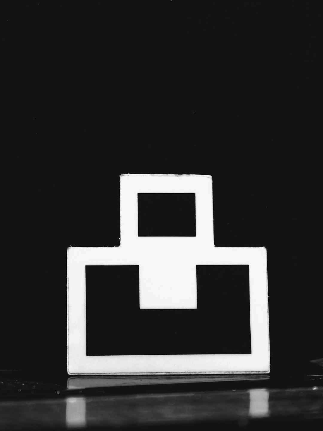 black and white x logo