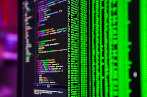 black flat screen computer monitor