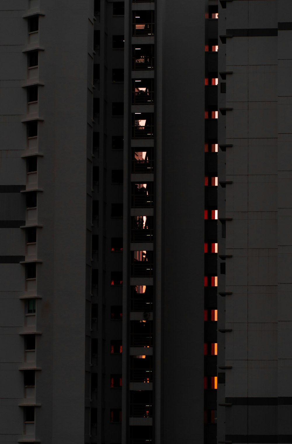 white and red concrete building