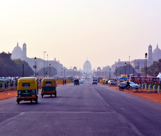 yellow bus on road during daytime