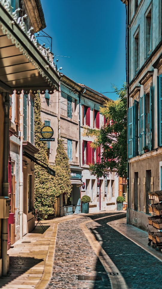 brown and white concrete building during daytime in Saint-Rémy-de-Provence France