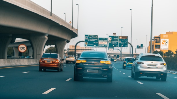 cars on road during daytime