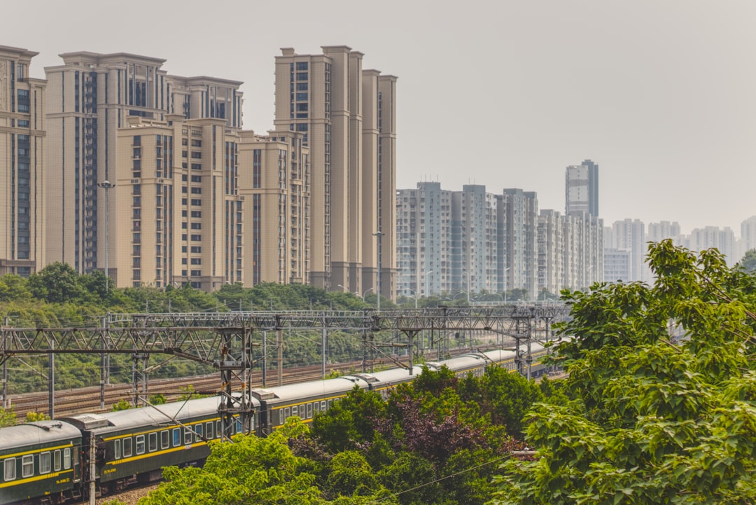 white and brown high rise buildings