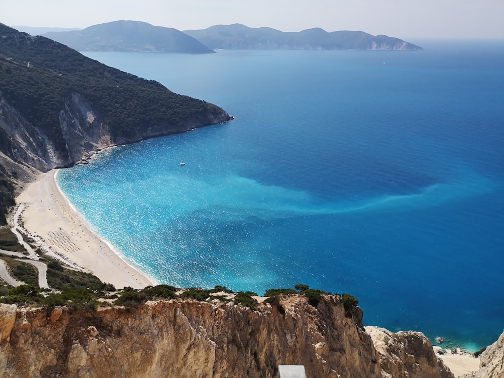 aerial view of blue sea during daytime