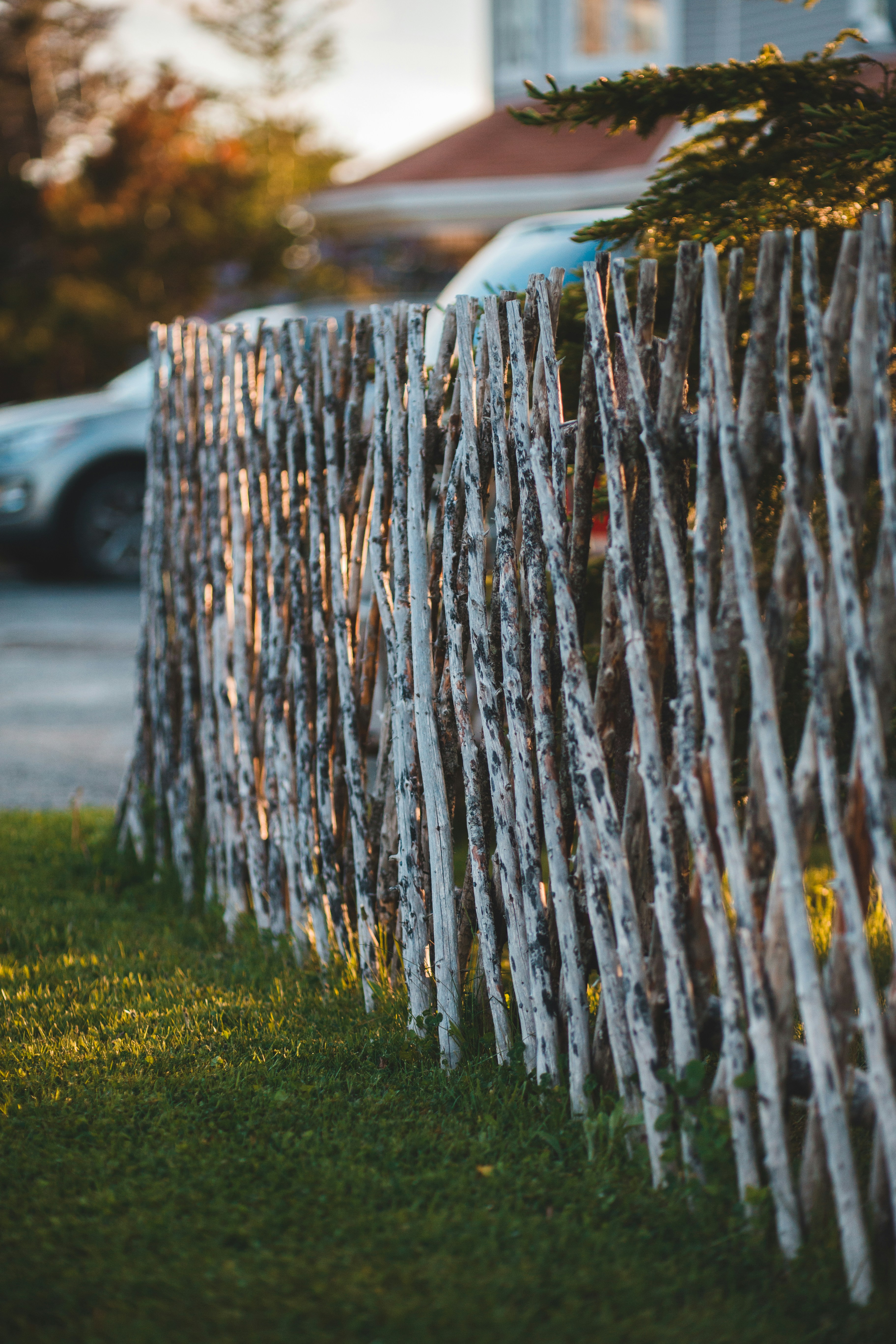 Brown wooden fence on green grass field during daytime photo – Free ...