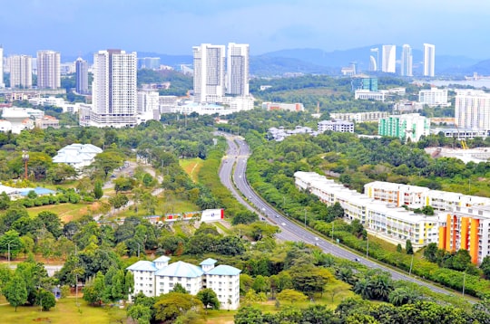 aerial view of city buildings during daytime in Cyberjaya Malaysia