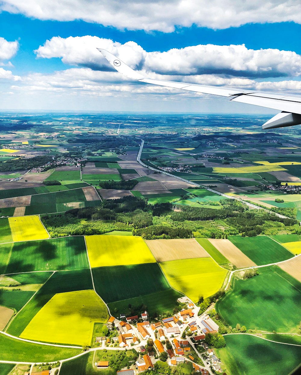 aerial view of green grass field during daytime