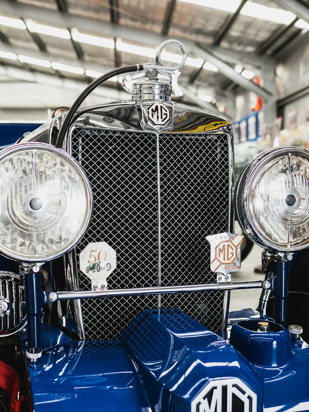 black and silver vintage car